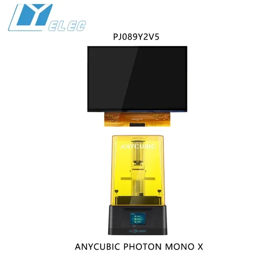 PJ089Y2V5 Tela LCD monocromática 4K de 8,9 polegadas 3840x2400 anycubic photon MONO X impressora 3D