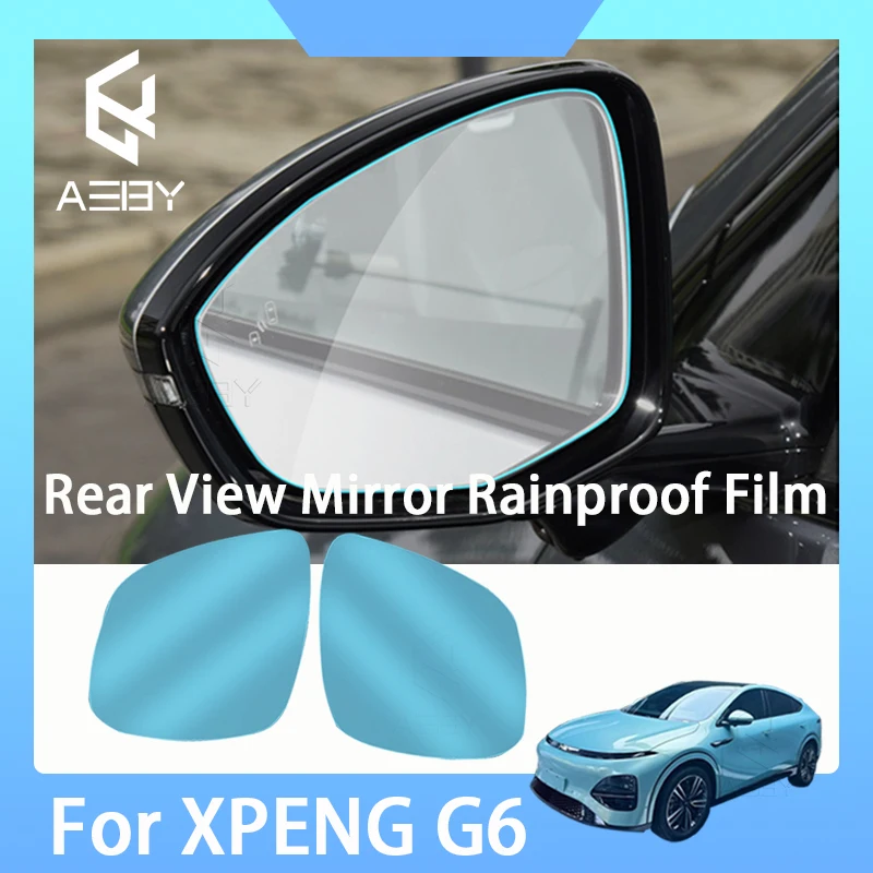 

AEBY непромокаемая пленка для зеркала заднего вида для XPENG G6 2023-2025, автомобильное зеркало заднего вида, непромокаемая противотуманная пленка, прозрачная пленка для окна автомобиля