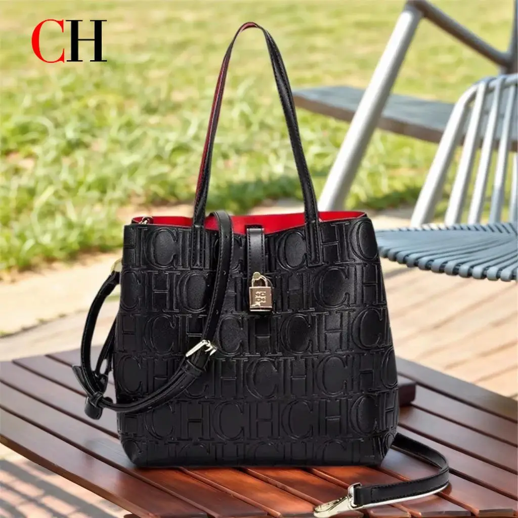 

CH Women's Tote Bag 2026 New Large Capacity Letter Element Shopping Bag Classic Fashion Bags Luxury Brand Temperament