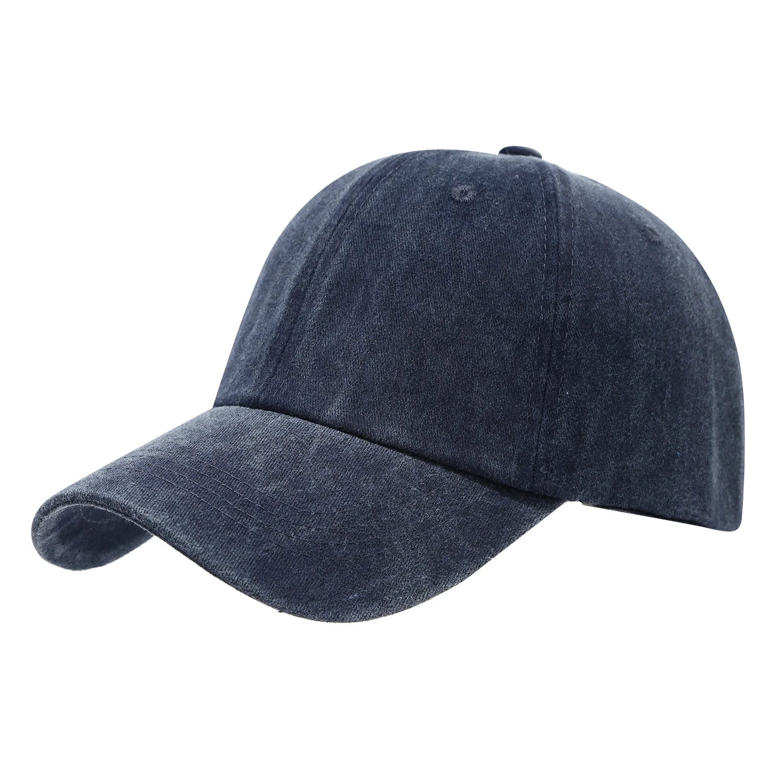 Individuell bedrucktes Logo, komplett aus Baumwolle gewaschene Vintage-Baseballkappe, Arbeitsreise-Sonnenhut, geeignet für Männer und Frauen – Detail 15