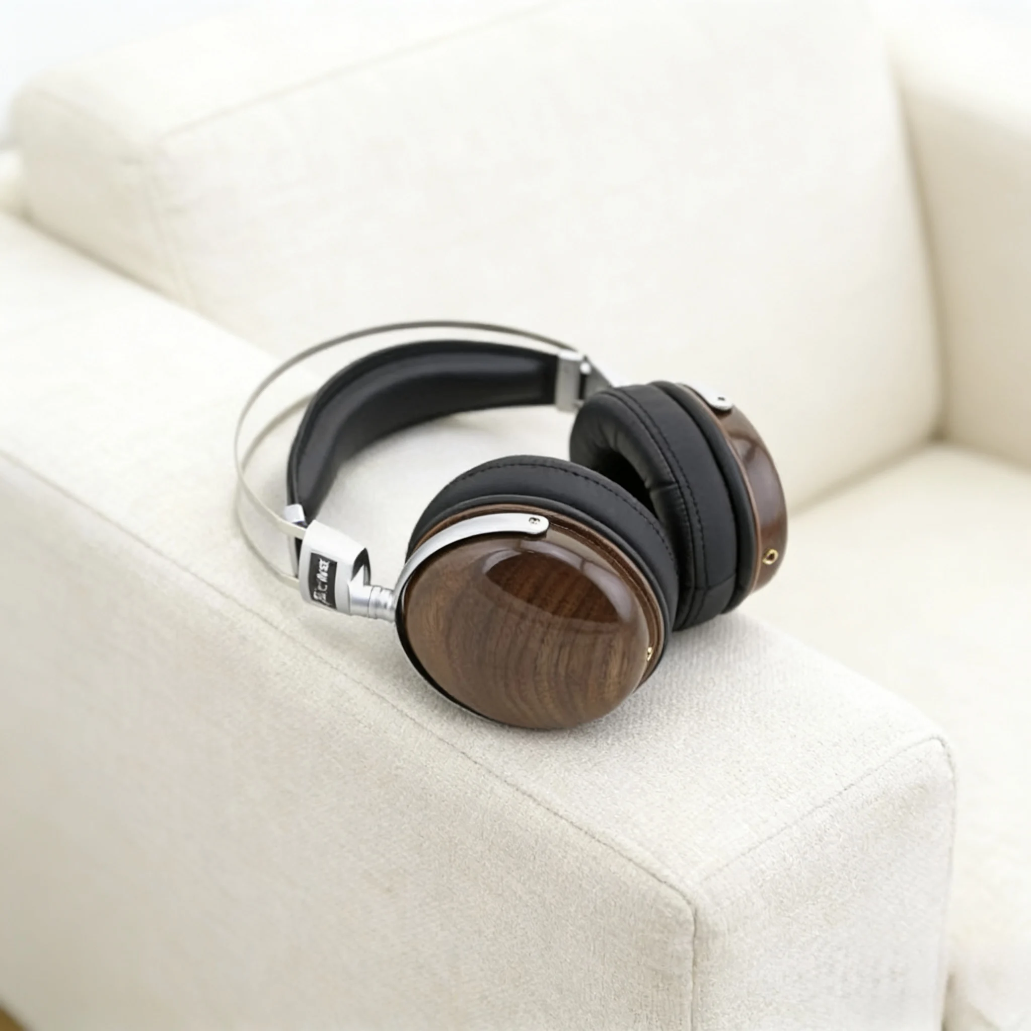 Solid Wood Material, Original Design, Closed-Back Wired Over-Ear Headphones, Impedance Range 32-400 Ohms, High-End Quality