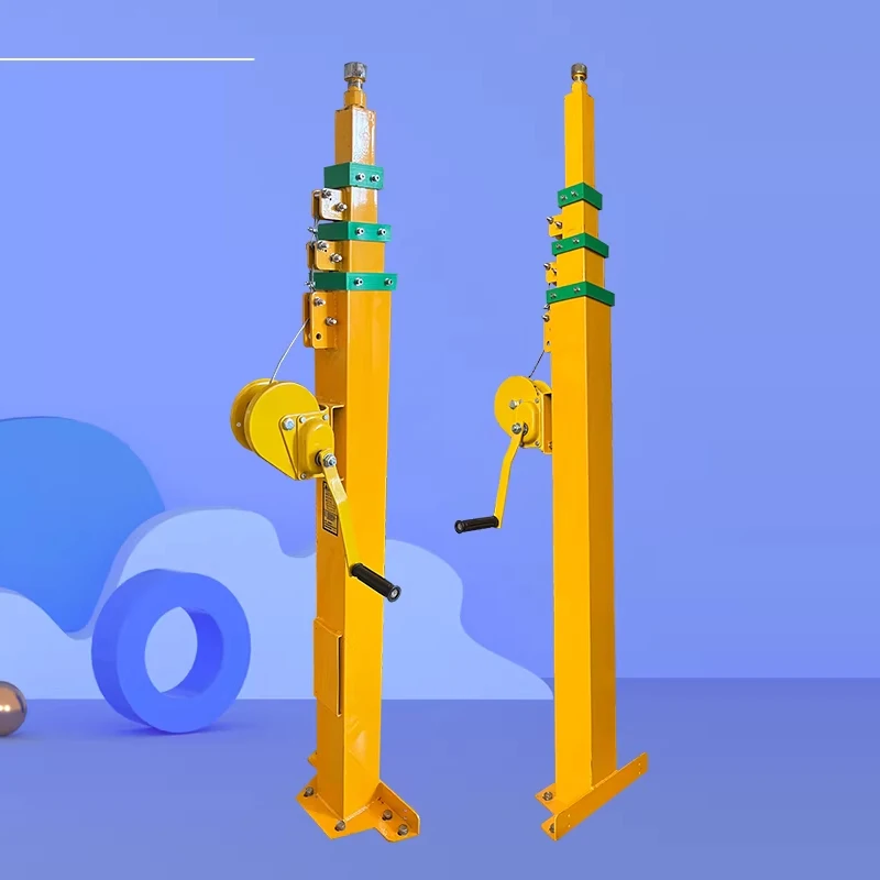 

Ручная телескопическая мачта (3м/4м/5м/6м) с механической лебедкой для крупномасштабного пожарного и аварийно-спасательного осветительного оборудования, для установки на местах происшествий