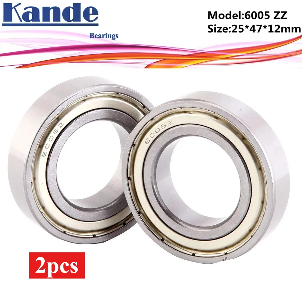 6005ZZ Bearing 2Pcs…