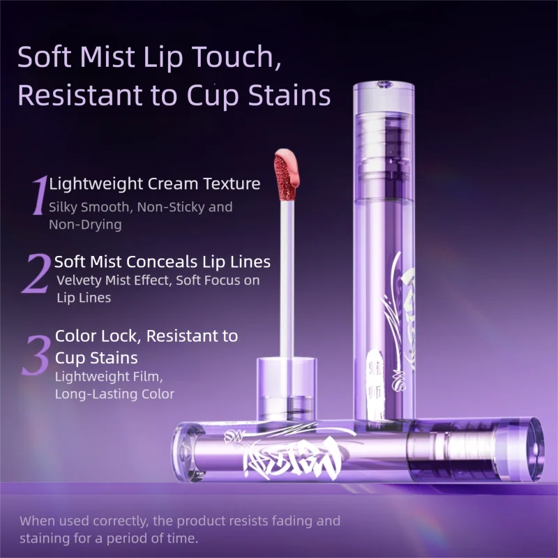 ZFC Wilderness Dual Use Lip Gloss - Dual Tone Lip & Cheek Tint, Creamy Matte, Hydrating Long-Lasting, M10-M15, 3g