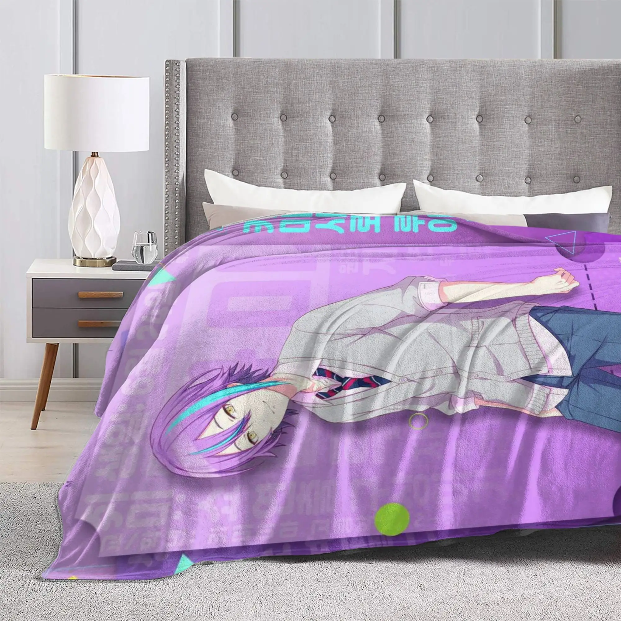 روي كاميشيرو بطانية الصوف العجائب x شوتايم الاسترخاء سوبر لينة رمي البطانيات لغرفة النوم أفخم رقيقة لحاف