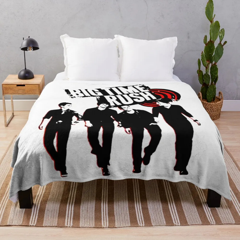 Big Time Rush Band Throw Blanket Cute Plaid blankets ands Soft Plaid Blankets