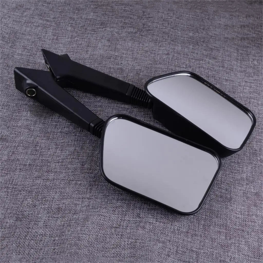 1 par de espejos retrovisores negros aptos para Honda Elite CF80 Aero CH80 NH80 CH125 CH150 CH150D DELUXE