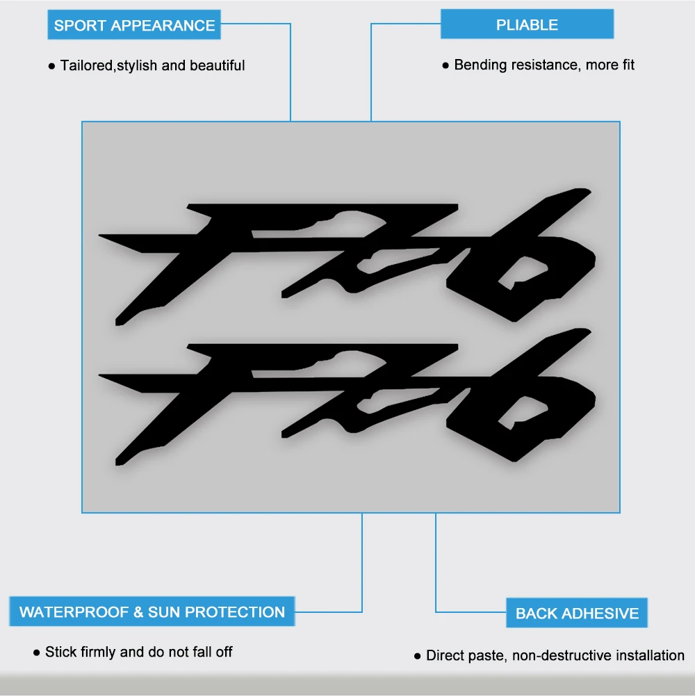 Motorcycle Stickers Reflective Decal FZ 6N 2004 for Yamaha FZ6N FZ6-N FZ 6 N Fazer S2  2005 2006 2007 2008 2009 Accessories