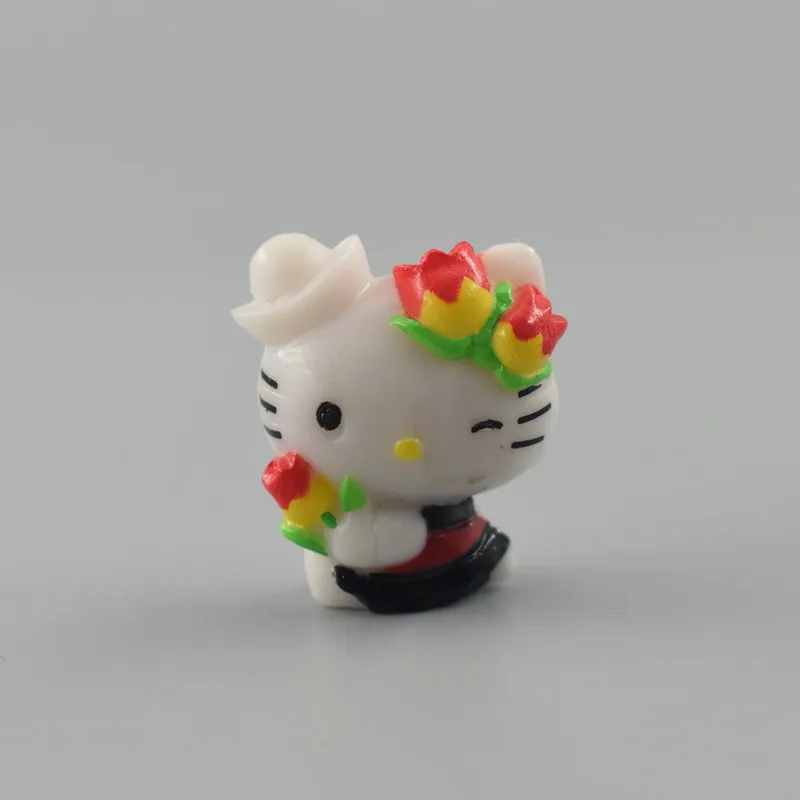 Śliczny Hello Kitty handel zagraniczny luzem lalki z kreskówek Mini edycja mały etui na telefon z kotem krem żel Diy akcesoria do materiału sprzedaż