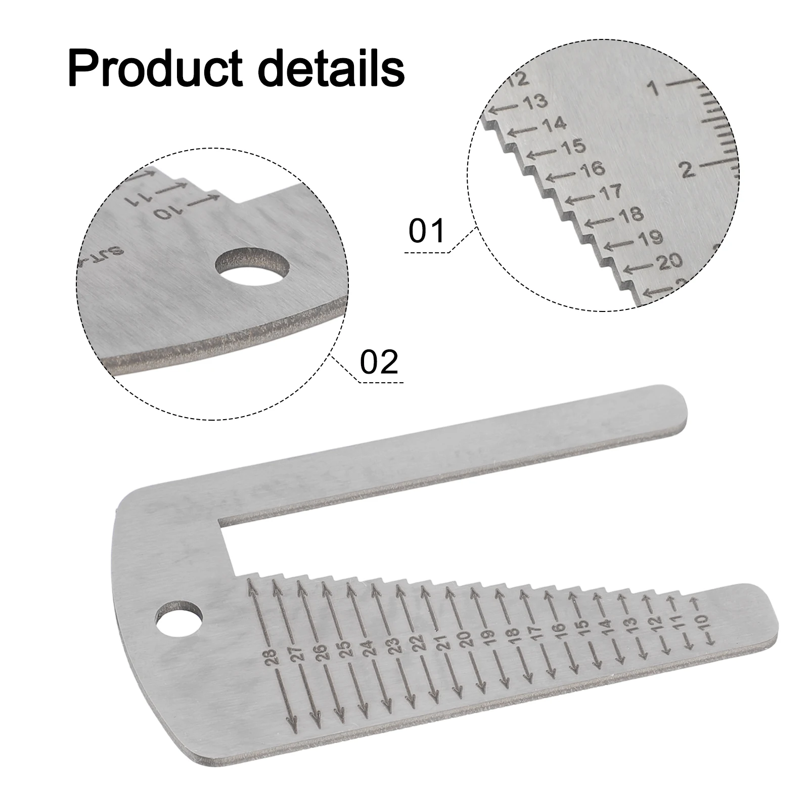 

Double Circle Template Leather Craft Tool Measuring Tool For Belts Smooth Drawing Ruler Craft Cutting Template Ruler