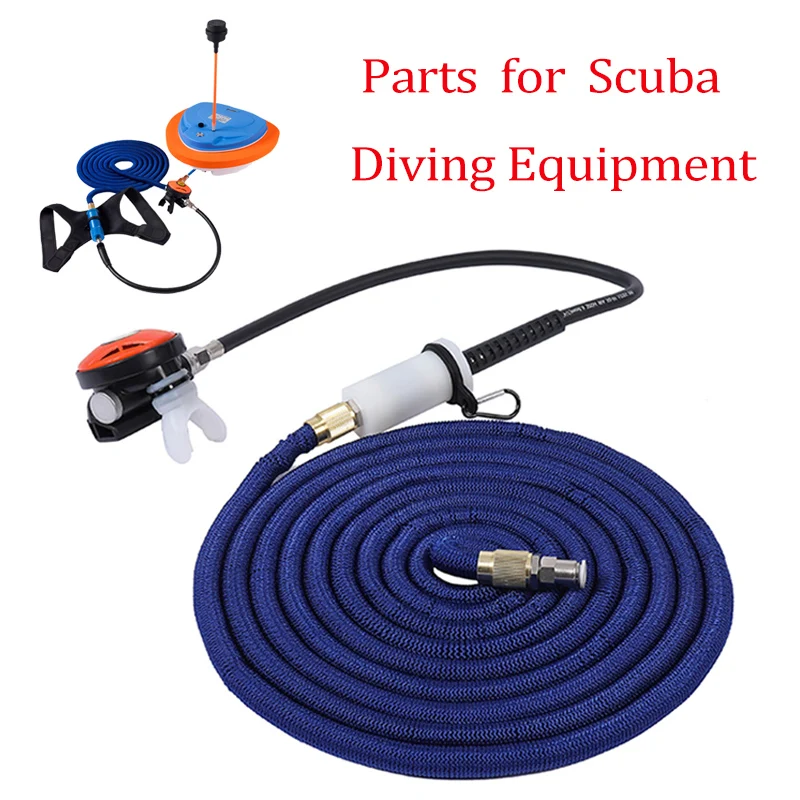 Diving Scuba Secondary Head Regulating Scuba Breathing Filter Bite, Snorkeling Equipment, Underwater Snorkel, Dropshipping, 14M