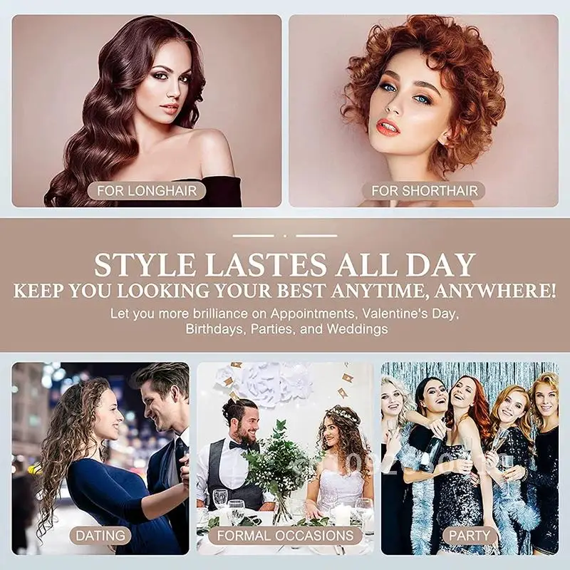 

Mini Triple Barrel Hair Curler Professional Electric Iron Ceramic Roller Hair Hair Styling Iron Salon Wave Waver Curling Curling