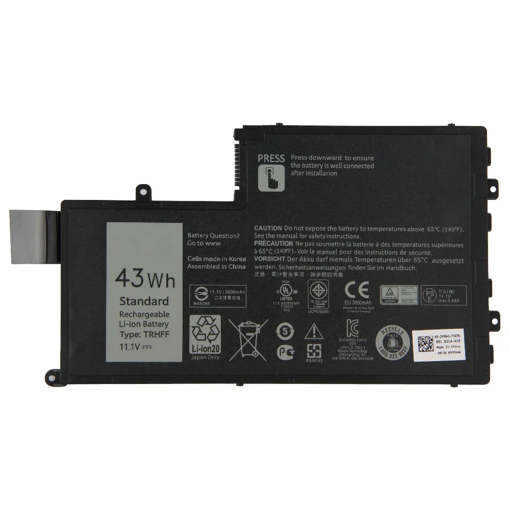 Replacement Battery TRHFF 1V2F6 For Dell 5445 5545 5447 5448 5547 5548 3550 Inspiron 15