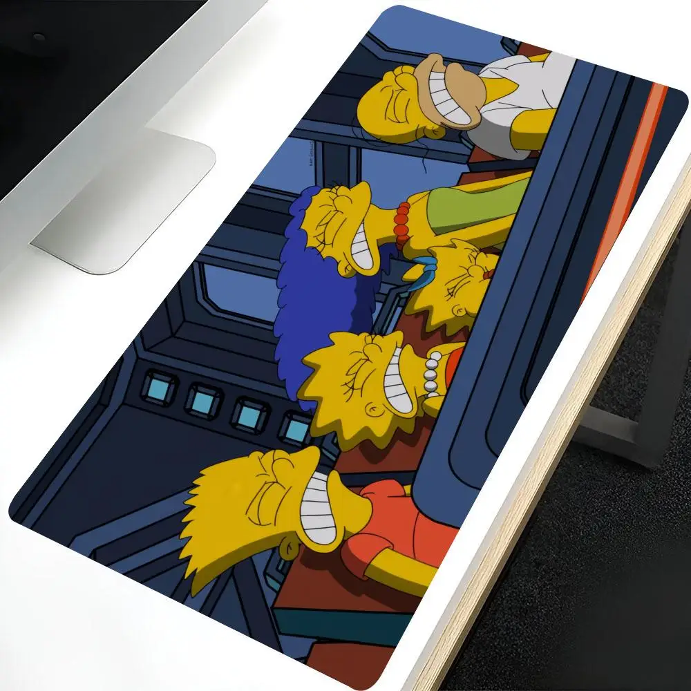 Anime For S-simpsons MINISO Mouse Pad Large Mouse pad for home office Waterproof desk pad Computer Mouse pad Keyboard pad gaming