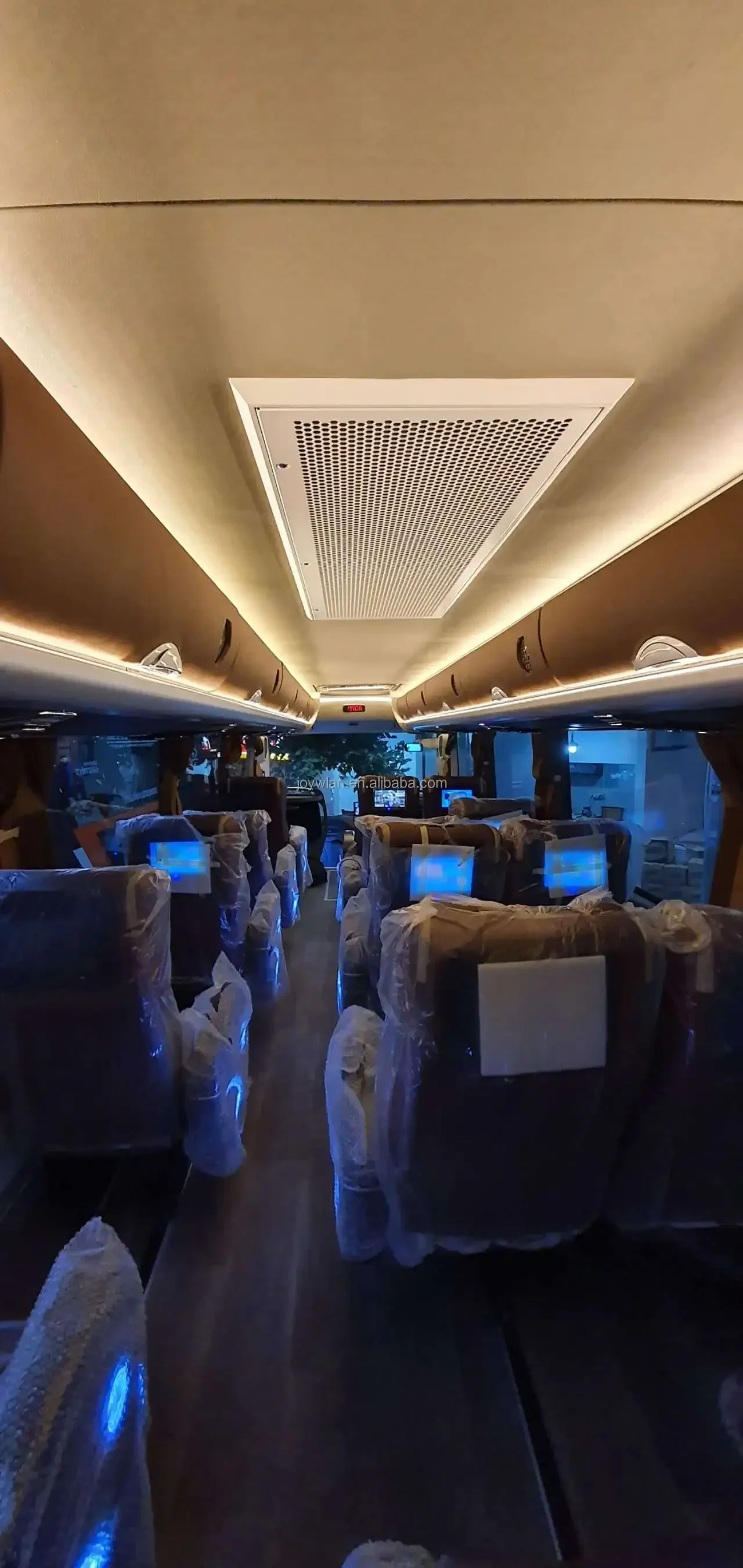 نظام الإعلان والترفيه للحافلة VOD وفيديو لاسلكي يعمل بنظام Android مع شاشة LCD مقاس 10.1 بوصة #5