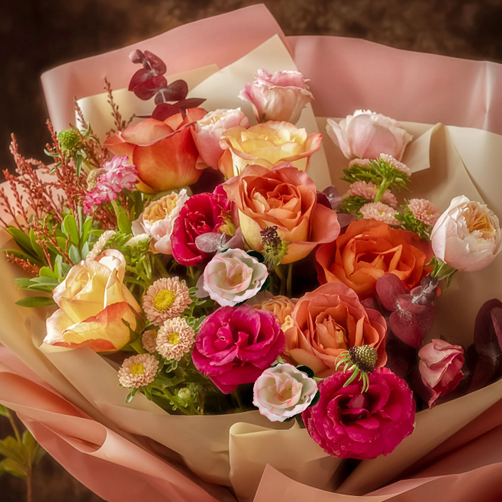 

50Pcs 3cm Light Pink Artificial Silk Roses Flower Heads for Wedding Decoration Lifelike No Scent Reusable Silk Rose Head