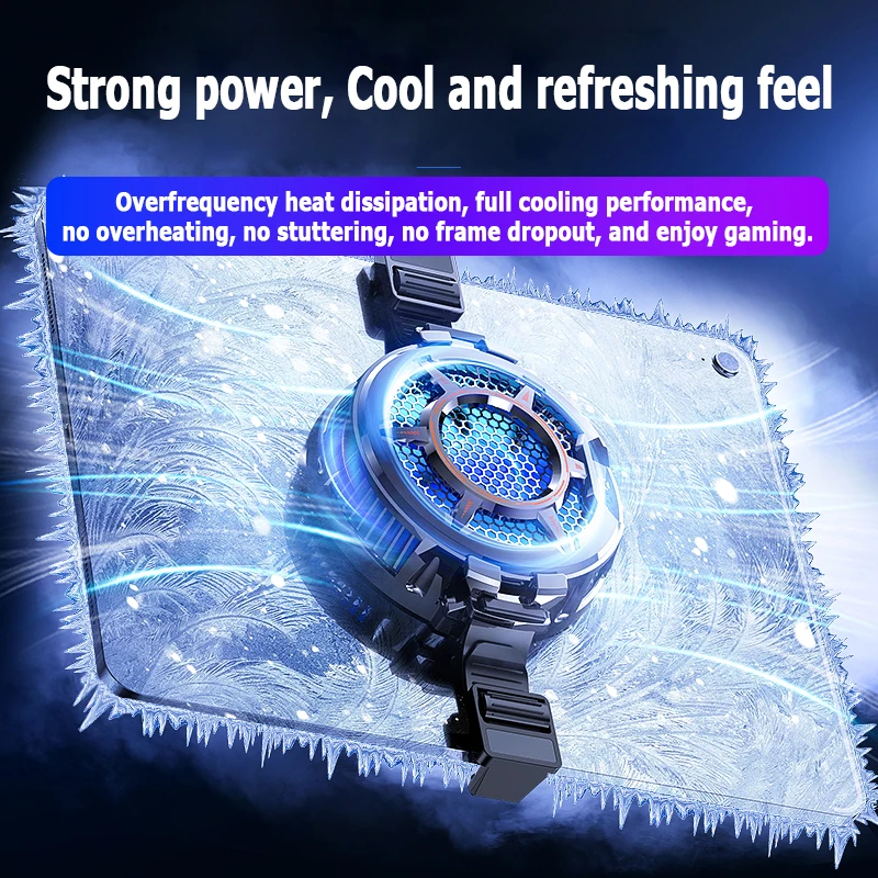 New 2023 CX05 Tablet Magnetic attraction Back clip Cooler Semiconductor heat dissipation Portable quick cooling For iPad Android