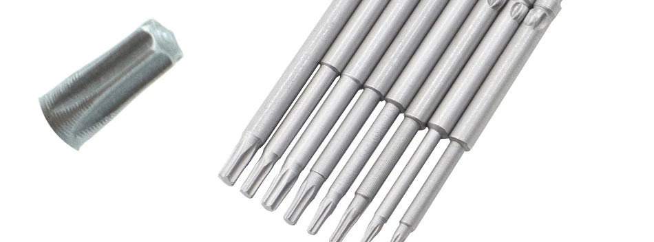 8pcs-11pcs 60mm/100mm long Torx screwdriver bit 800/801/802 electric screwdriver bit 4mm/5mm/6mm handle Screwdriver accessories