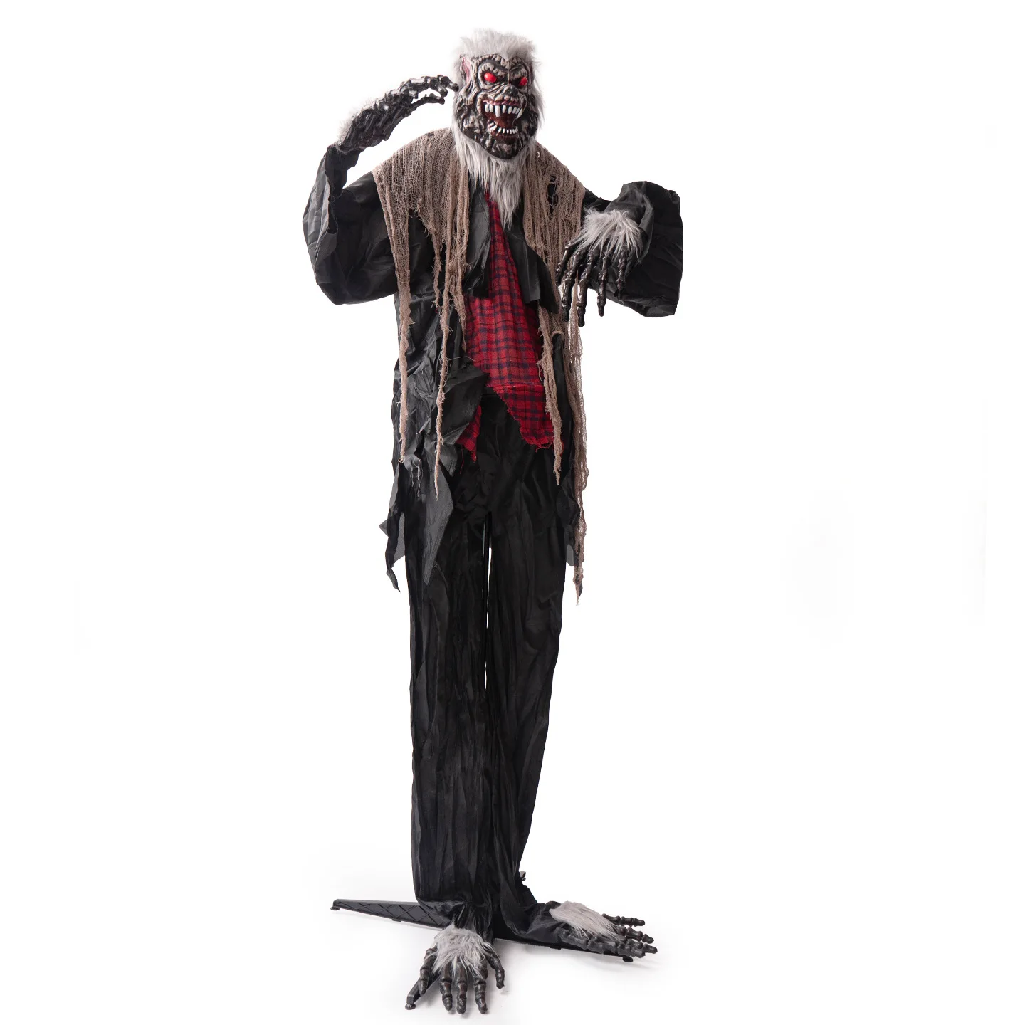 

2.45M large electric induction werewolf station ghost house secret room outdoor horror luminous decorative ornament