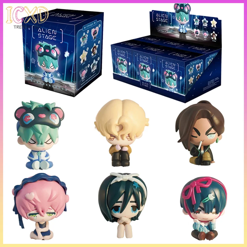 Kawaii Alien Stage Free Stage Series Аниме Слепая коробка Фигурка Коллекция Модель Кукла Подарки Игрушки Анимационные периферийные устройства Подарок-сюрприз