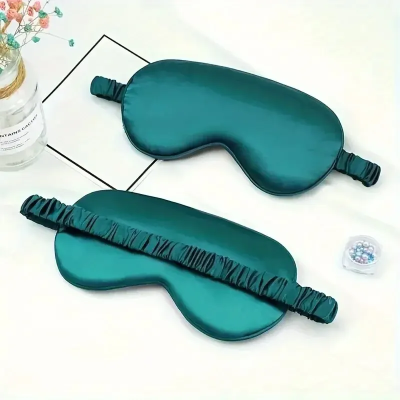 Breathable Double-sided Eye Mask, Mulberry Silk Sleep Shading Elastic Eye Cover