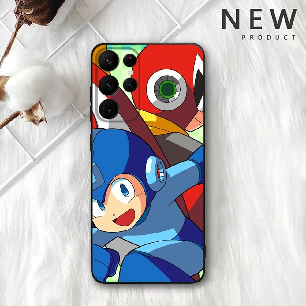 R-Rockman Megaman Game   Phone Case For Samsung Galaxy A20,A21s,A22,A31,A32,A52,A53,A72,73,A80,A91 Soft Black Cover