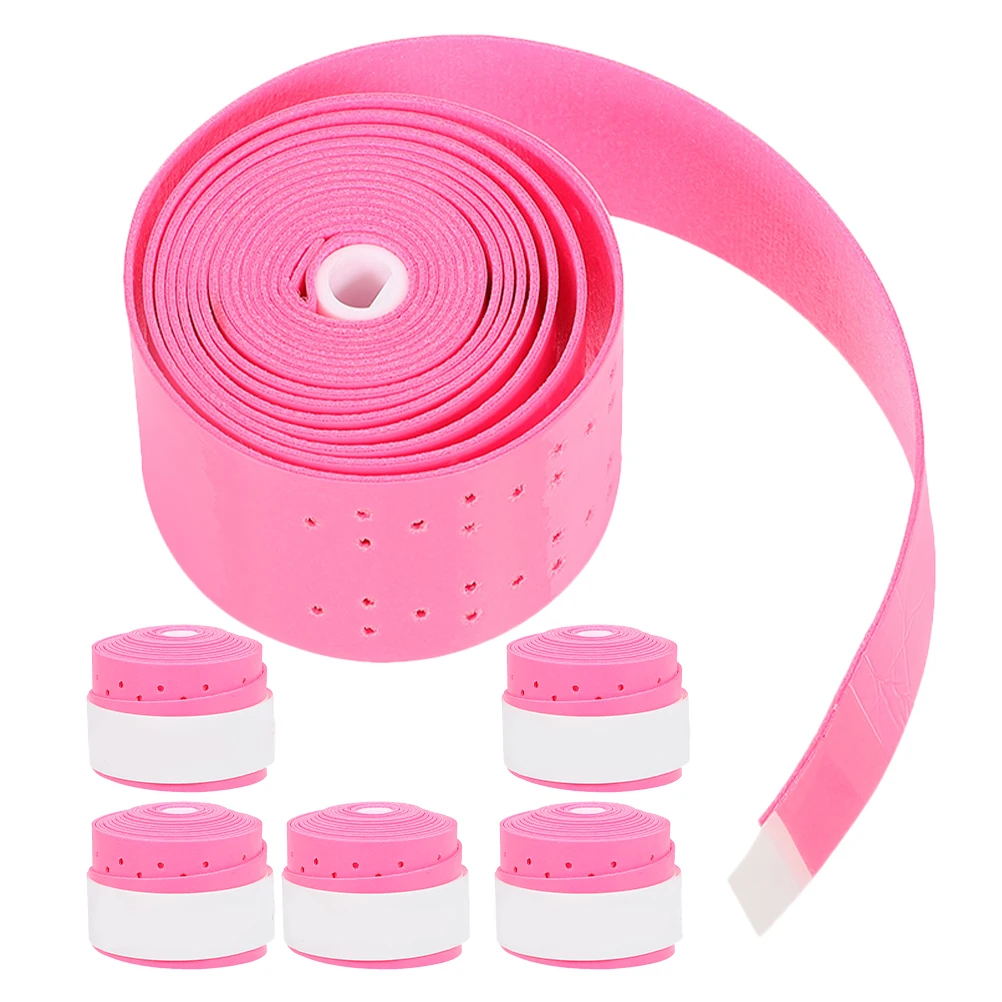 

6 Rolls Tape Bright Pink Anti Slip Grip Tape For H les Sweat Absorbing Drumming Accessories Grip Replacement