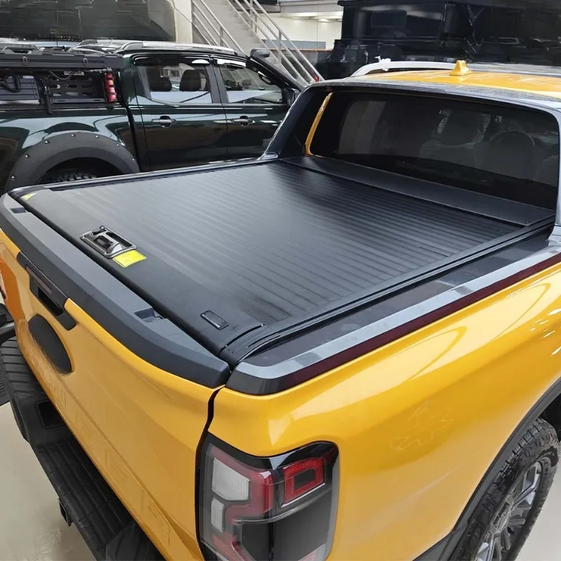 

Factory Direct leakproof truck bed cover for ranger 2023+ heavy-duty retractable tonneau cover auto accessories