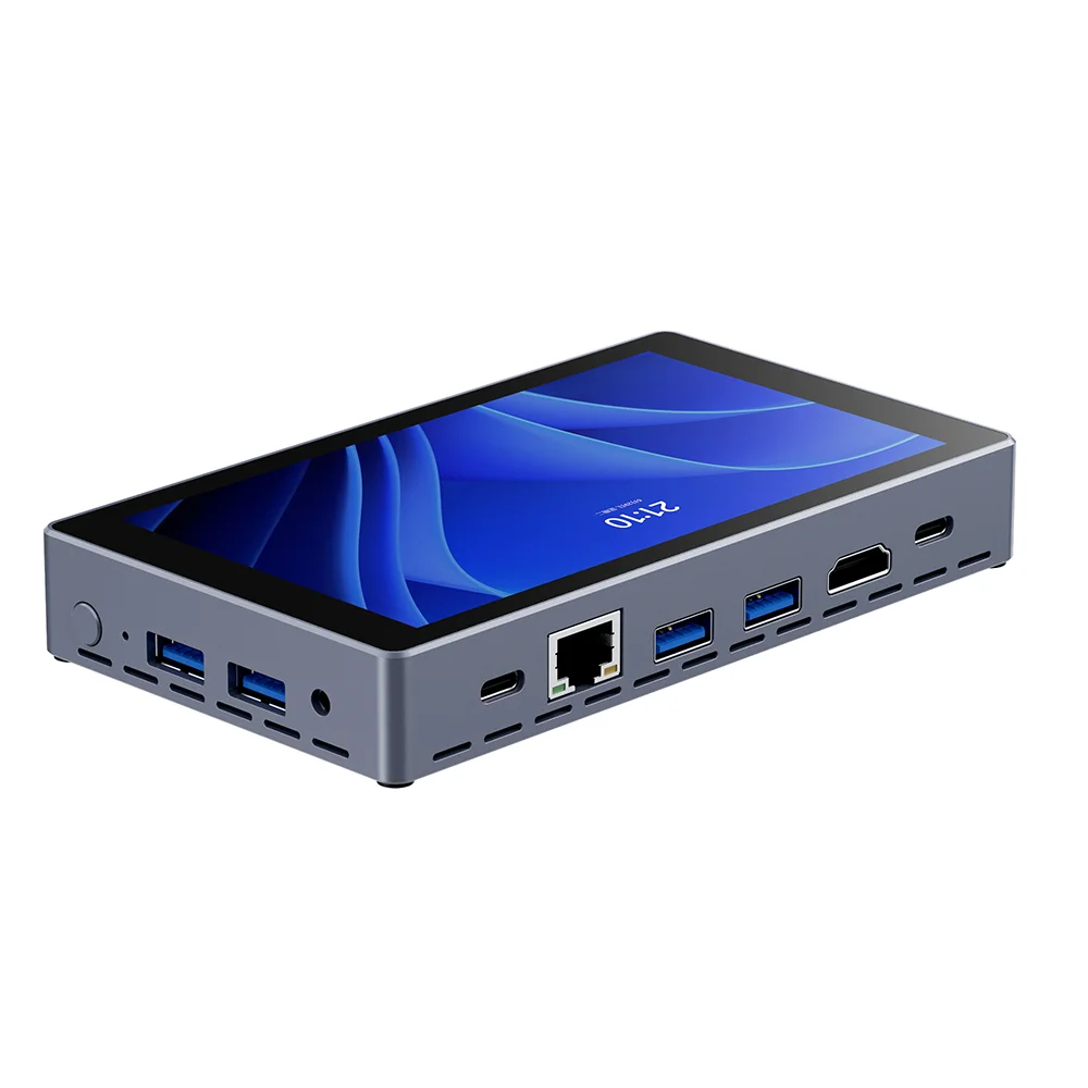 H55N 5.5' Touchscreen Mini PC Intel N5100 4-Core 8GB DDR4 128GB SSD Windows11 1920x1200 IPS WiFi6 BT5.0 4xUSB 3.0 Type-C Mini PC