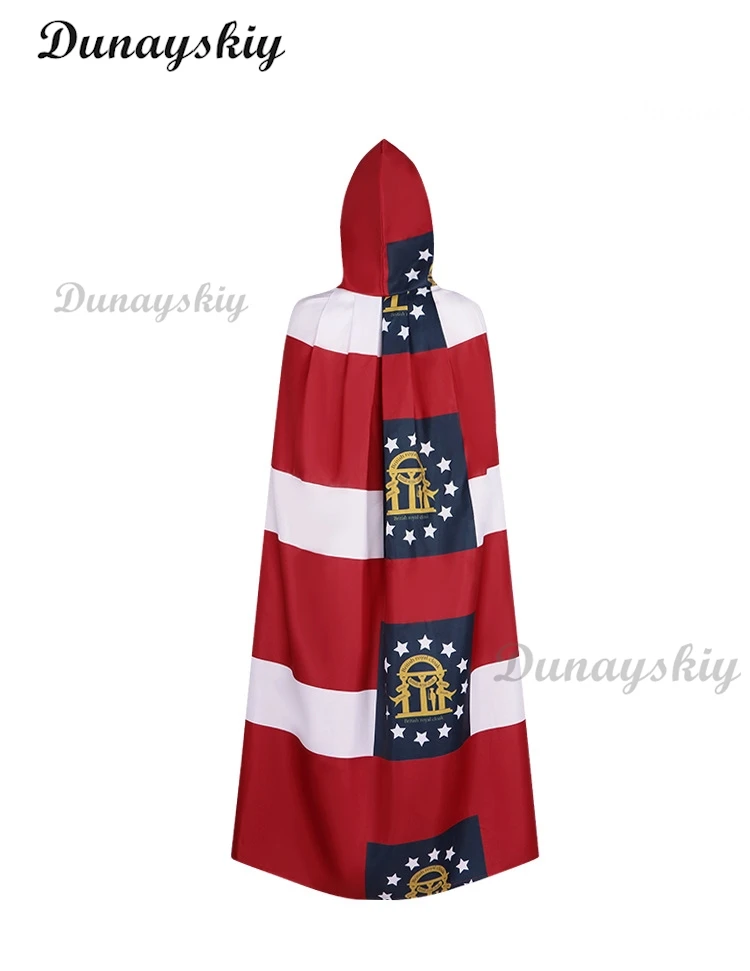 الأزرق اليهودي ثلاثية الأبعاد مقنعين تأثيري عباءة القرون الوسطى زي الساحرة ويكا مصاص دماء قزم بوريم كرنفال حفلة للجنسين موضة هالوين الرأس