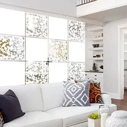 12pcs/lot  Room Safety Pvc Panel Screen Bird Flower Living,dining,study,sitting-room,hotel And Bar Decoration 15.7