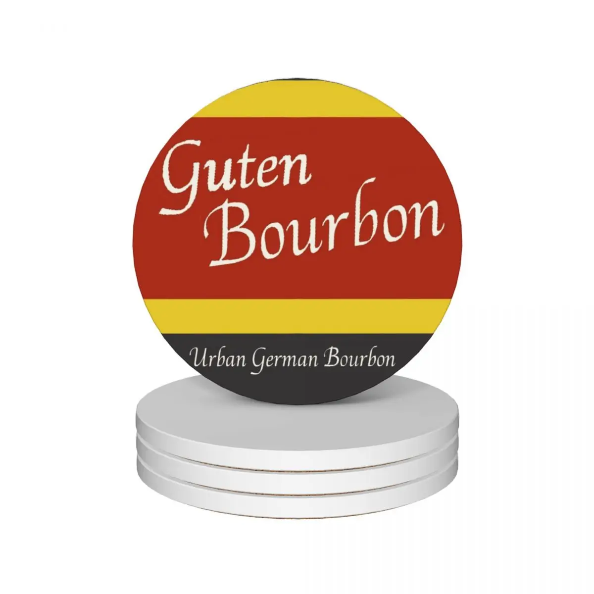 

Guten Bourbon Ceramic Coasters (Set of 4) bulk for drinks aesthetic kawaii tea cup holder Coasters