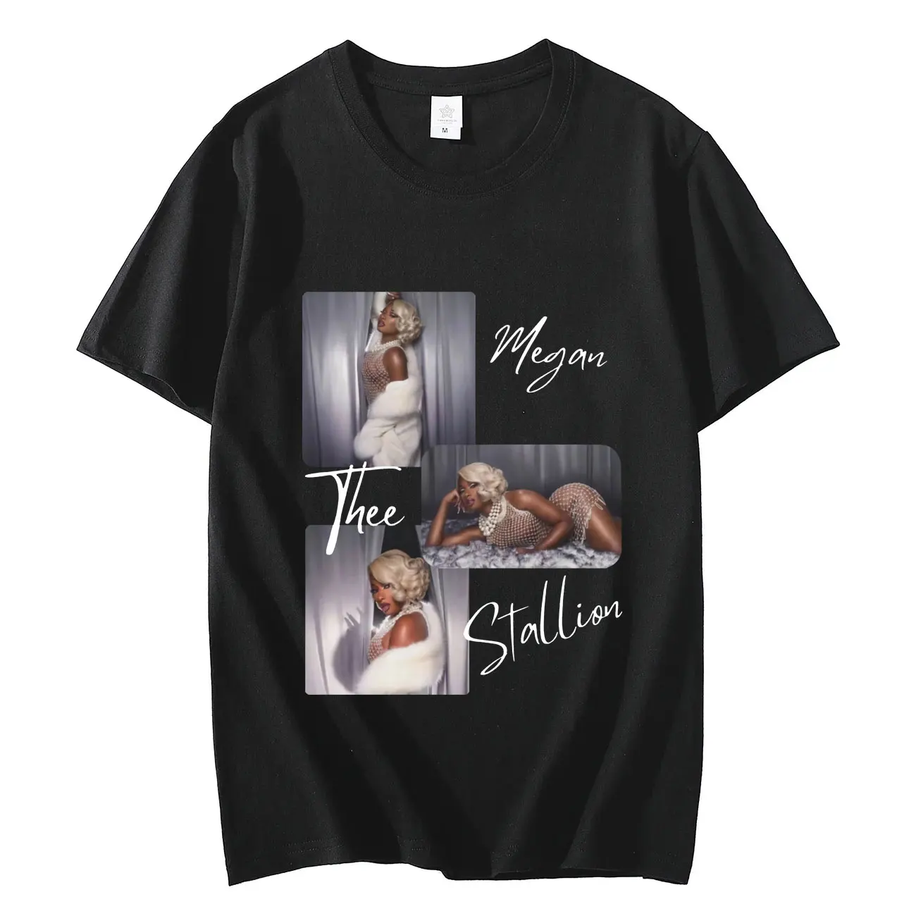 

Rapper Megan Thee Stallion Graphic T Shirts Fashion Aesthetics Short Sleeve T-shirt Men's Women's Hip Hop Trend Vintage T-shirts