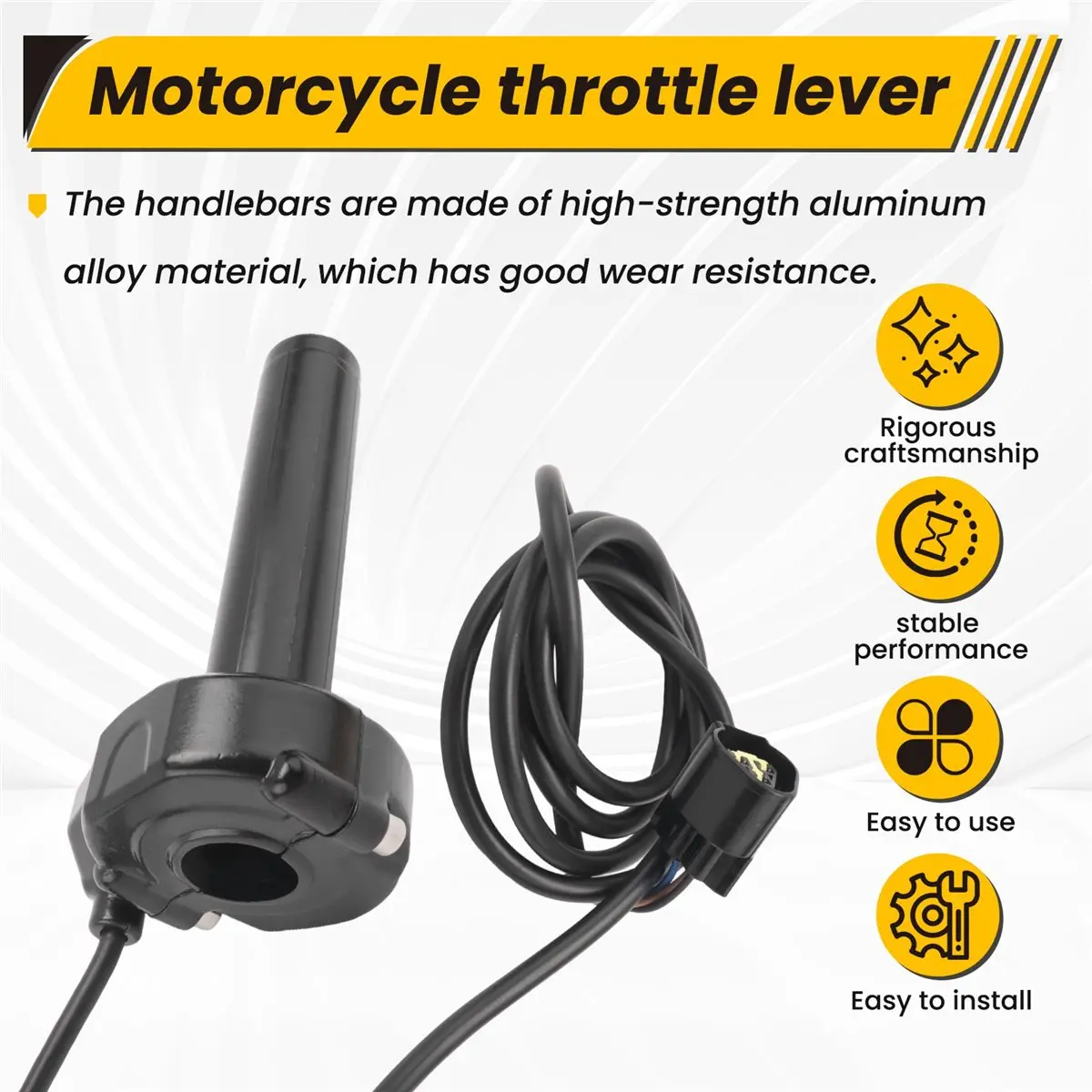 [N82R] Electric Motorcycle Throttle Handle Accelerator Turn Grip Handlebar for Light Bee S X Electric Motocross