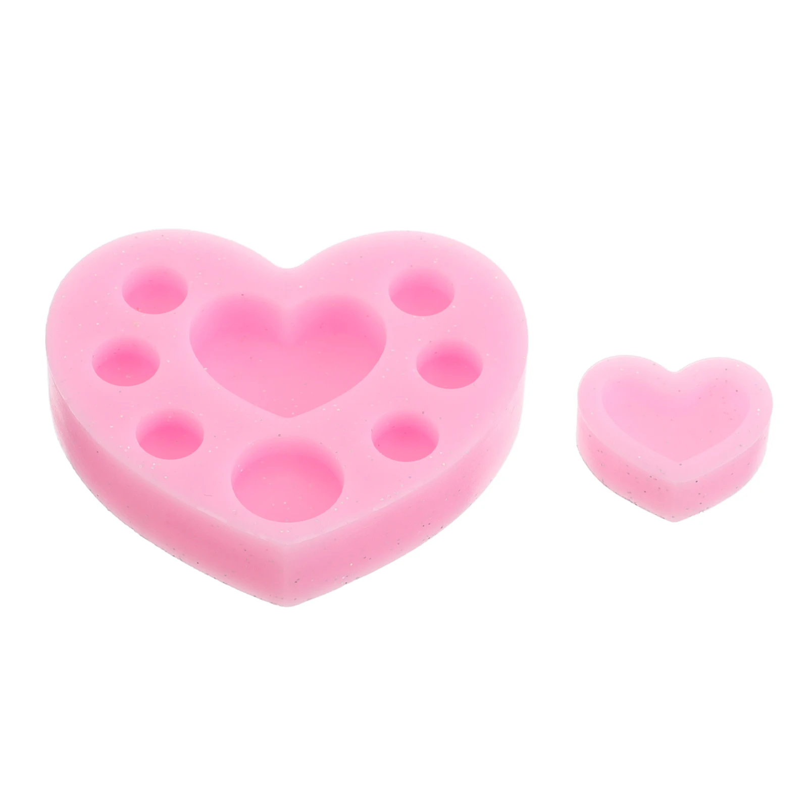

Silicone Palette For Lamination Eyelash Extensions Compact Lightweight Heart Shaped Reusable Tint Mixing Dish