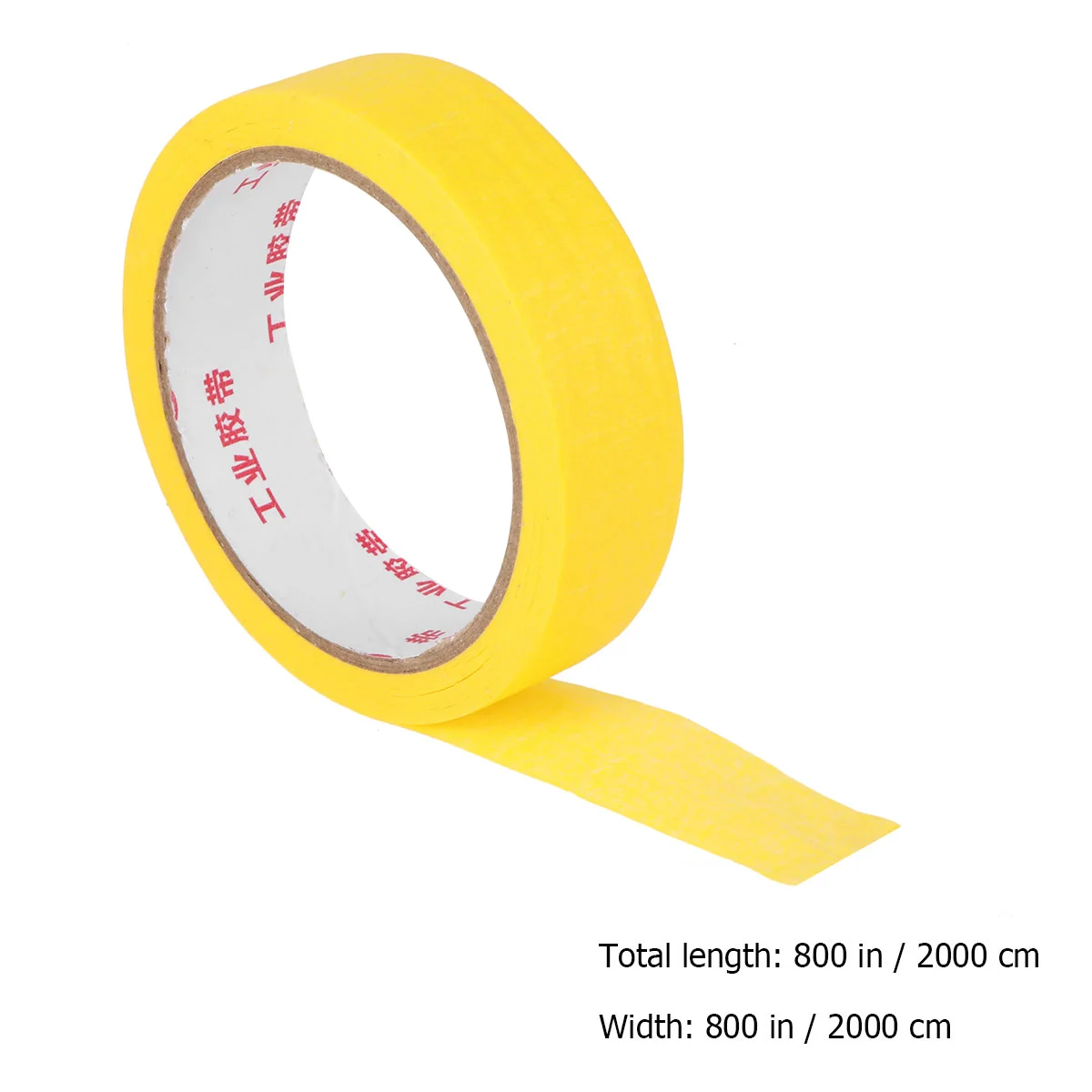 Uv Resistant Yellow Rubber Latex Silicone Oil Infused Color Separation Mark Tape for Clean Lines on Any Surface Long Size