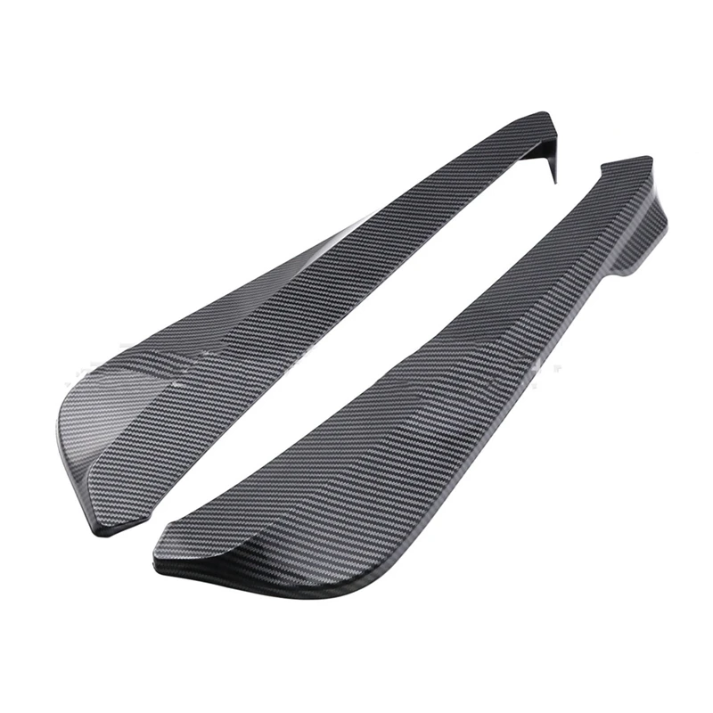 

2Pcs Car Rear Bumper Lip Spoiler Diffuser Splitter Canard Protector Glossy,Auto Exterior Accessories