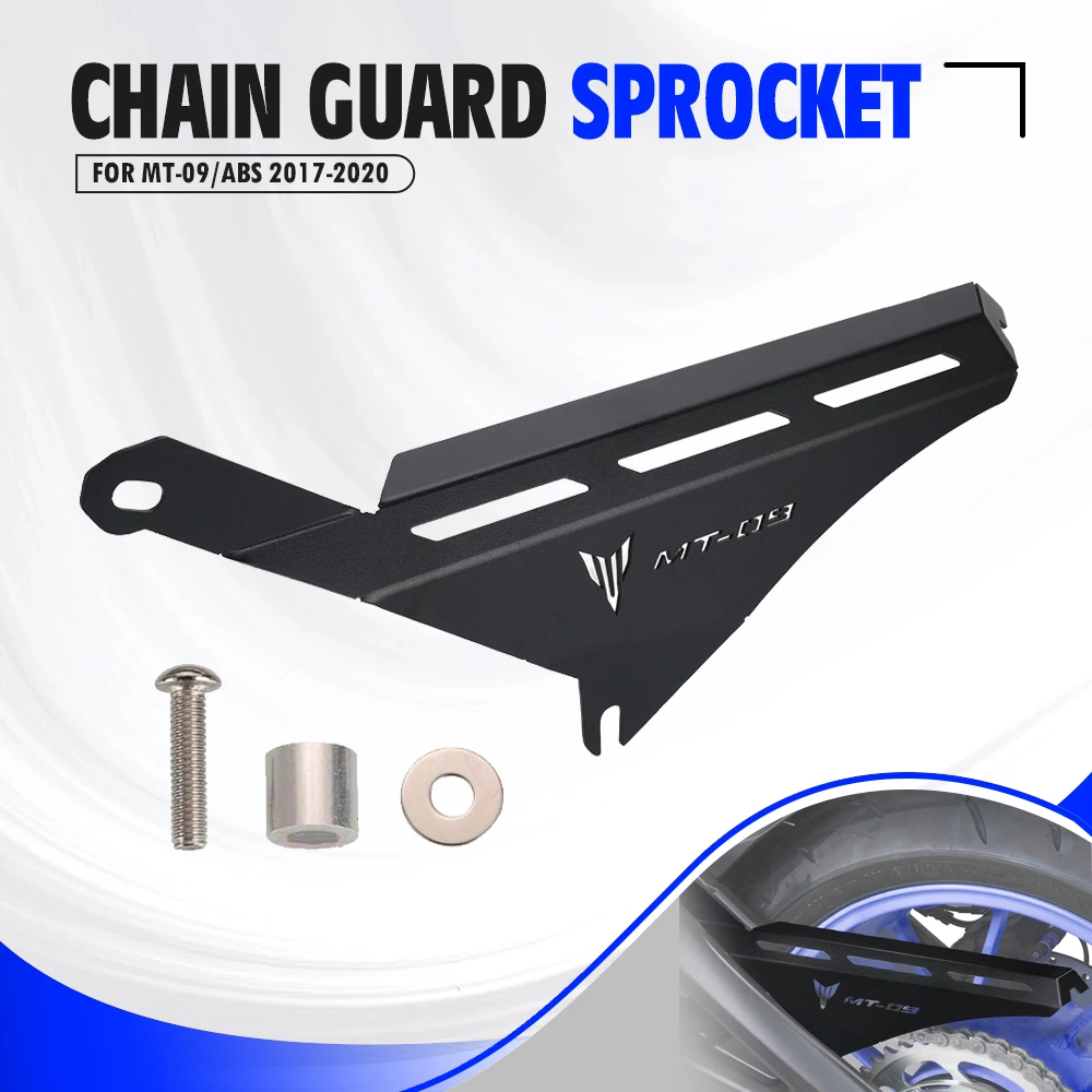 

For Yamaha MT09 MT-09 ABS 2017-2020 2019 2018 Motorcycle Aluminum Accessories Rear Wheel Chain Guard Cover Protector Plate MT 09