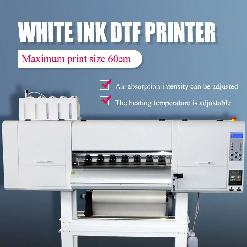 Digital Inkjet T-Shirt Printing Machine 60cm Heat Transfer Pet Film Dtf Printer for I3200 PrintHead