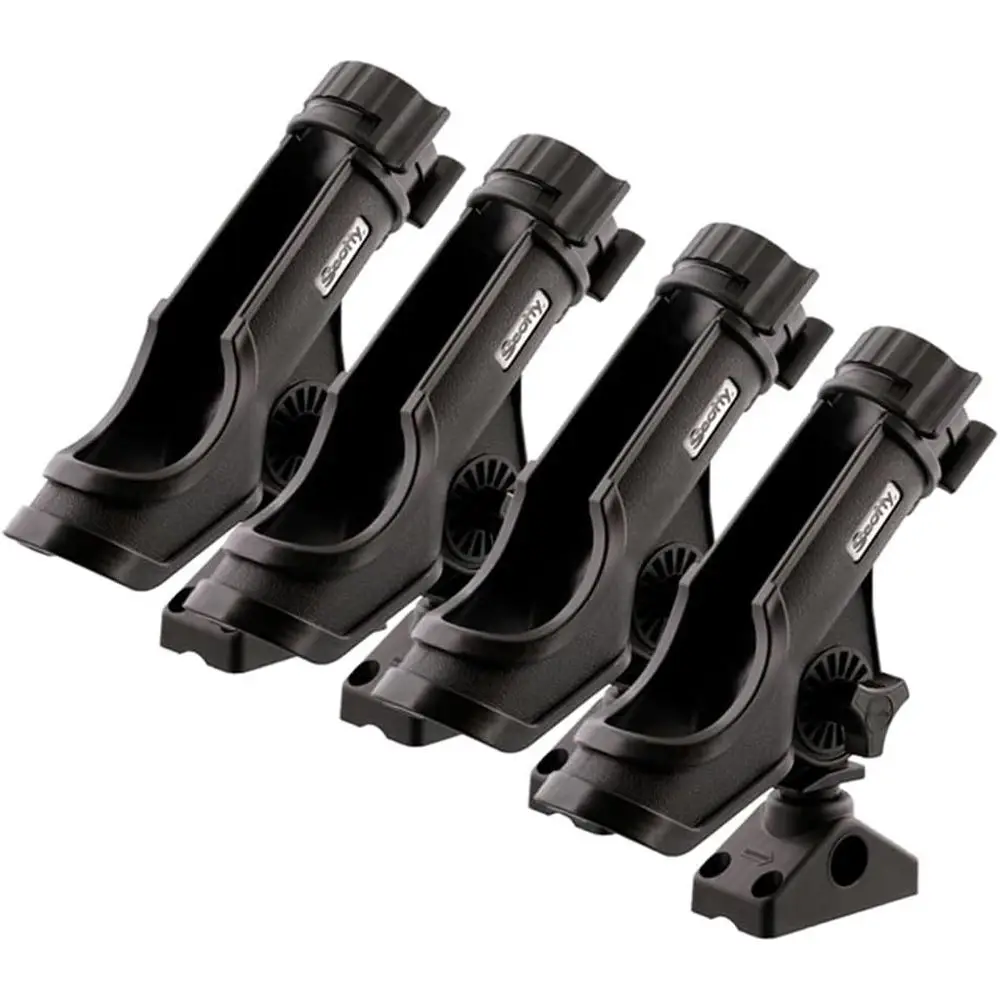 

Держатель для удочек Quad Powerlock с креплением 241 Side/Deck Mount, черный