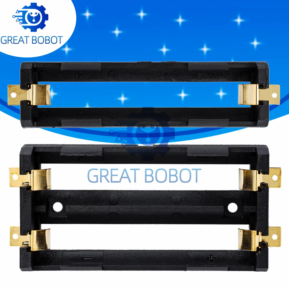 DIY 18650 Battery Holder Case (1x-4x Series): Power Bank Storage Box – Bronze Pins, Drop Shipping & Wholesale Available