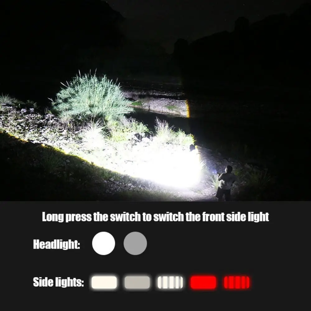 

Magnetic Pocket Flashlight LED Digital Electronic Display Strong Light Torch Waterproof Rechargeable Work Flashlight