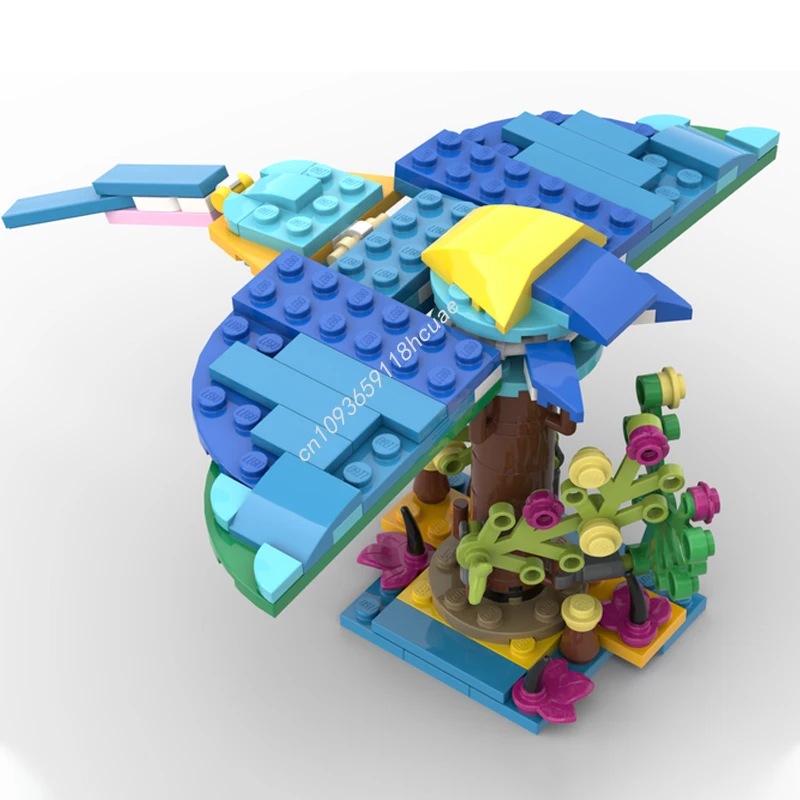 

110pcs MOC Manta ray Building Blocks Christmas Challenging Assembly Project DIY for Skilled Hobbyists Construction Birthday Gift