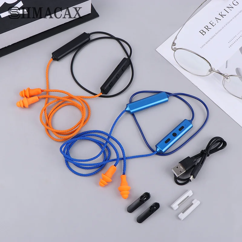 Colokan telinga Headset Bluetooth untuk bekerja, penindasan kebisingan, perlindungan pendengaran, situs konstruksi, garis produksi, tempat berisik