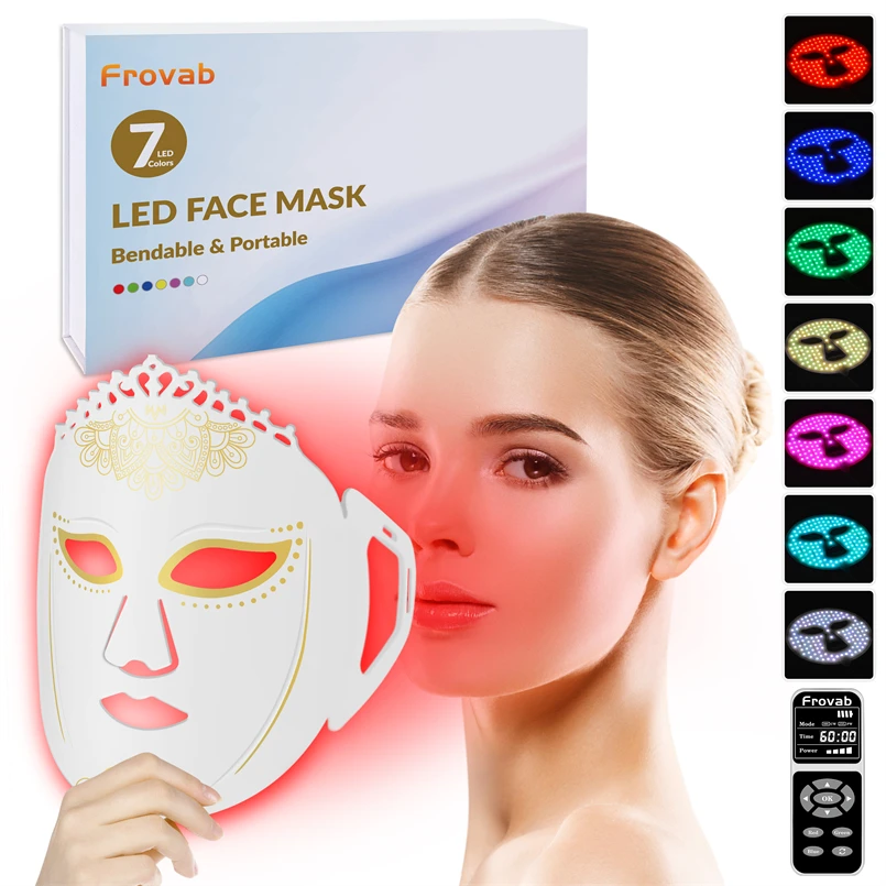 Phototherapy LED Face Therapy Mask 999 LED Face Light Therapy Best LED Red Light Face Mask Repairs Damaged Skin Fade Dark Spots