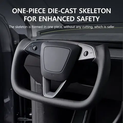 8 best sales steering wheel tesla - №2