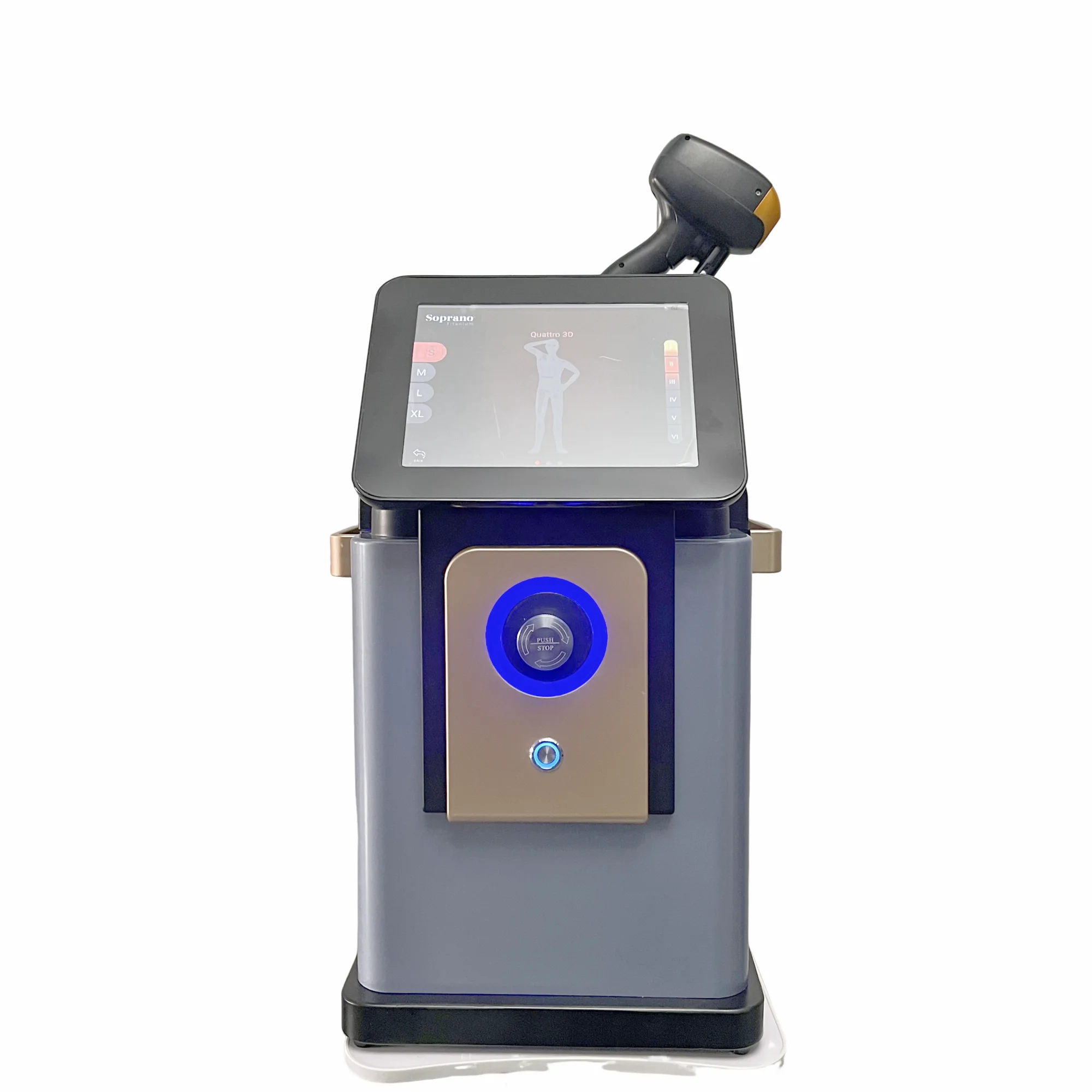 Новое обновление, 10 бар, мощный диодный лазер, безболезненная машина для удаления волос, система охлаждения постоянного ледяного покрытия, 4 волны, большая акция