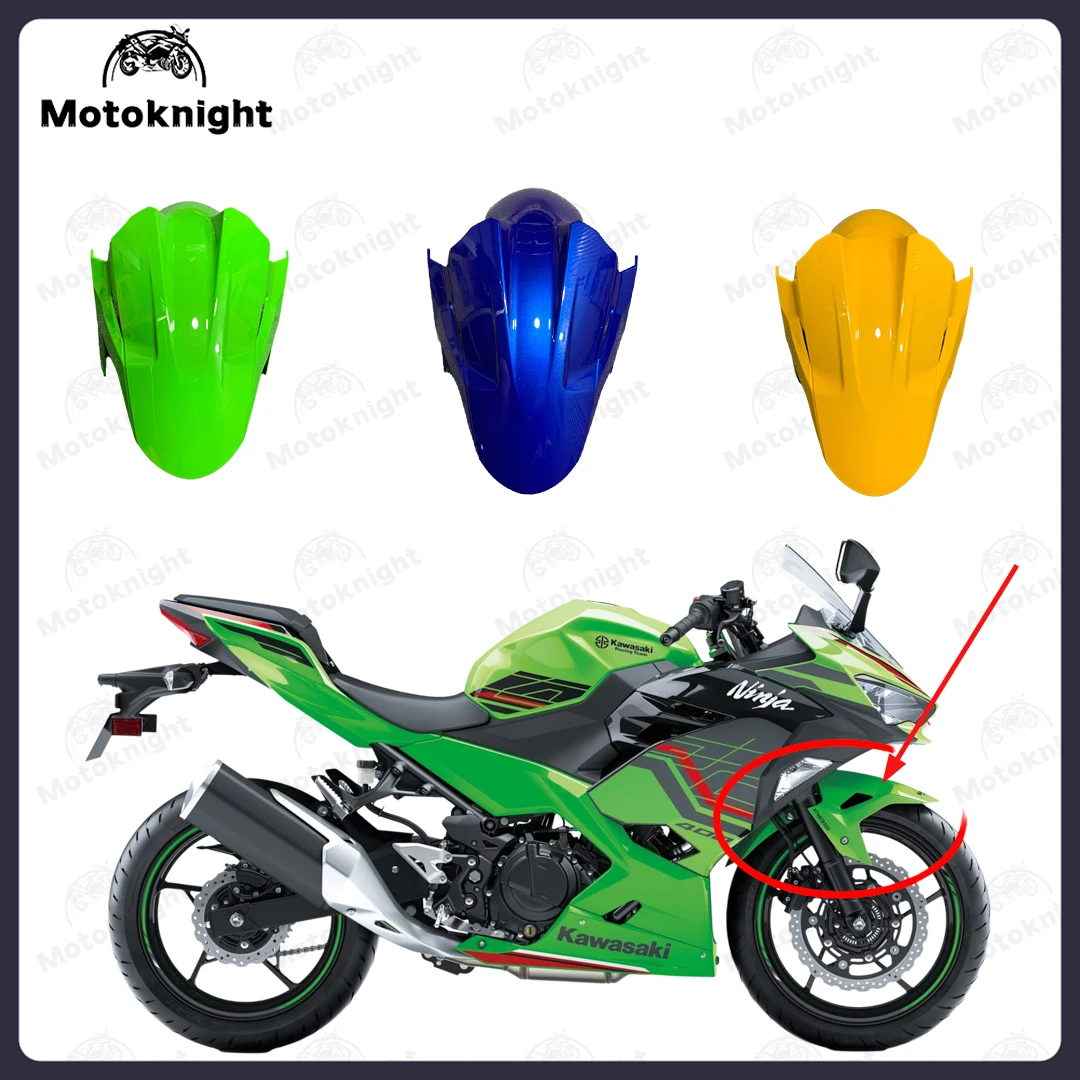 

Fit For KAWASAKI NINJA400 ZX400 Ninja500 Z400 2018 19 2020 21 2022 23 2024 ABS Plastic Front Fender Motorcycle Mudguard Guard‌