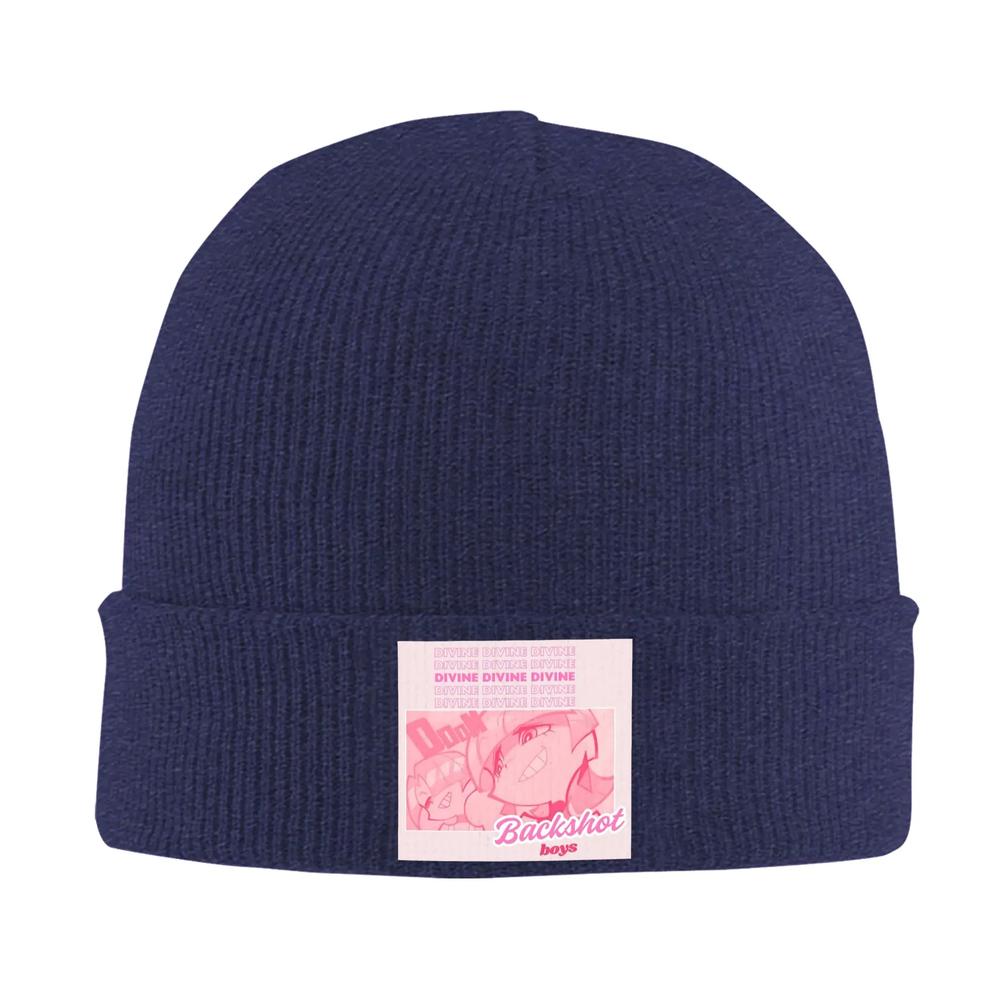 Backshot boys angel brothers polyester and polyurethane PASWG Winter Skullies Beanies Hat Warm Autumn Knitted Hats Bonnet Caps