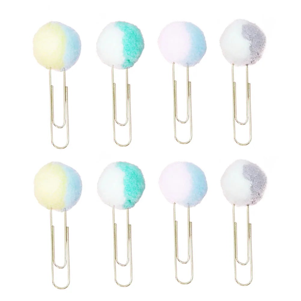 

Metal Bookmarks Paper Clips Hair Ball Office Use Pin Clamp Double Colored Binding Pins Various Colors Grade Material